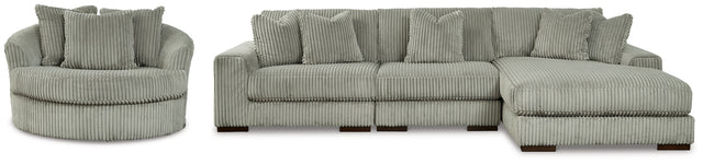 Furniture City Houma - Ashley Furniture - Lindyn 3-Piece Sectional and Chair - 3-Piece Sectional and Chair - 21105U1
