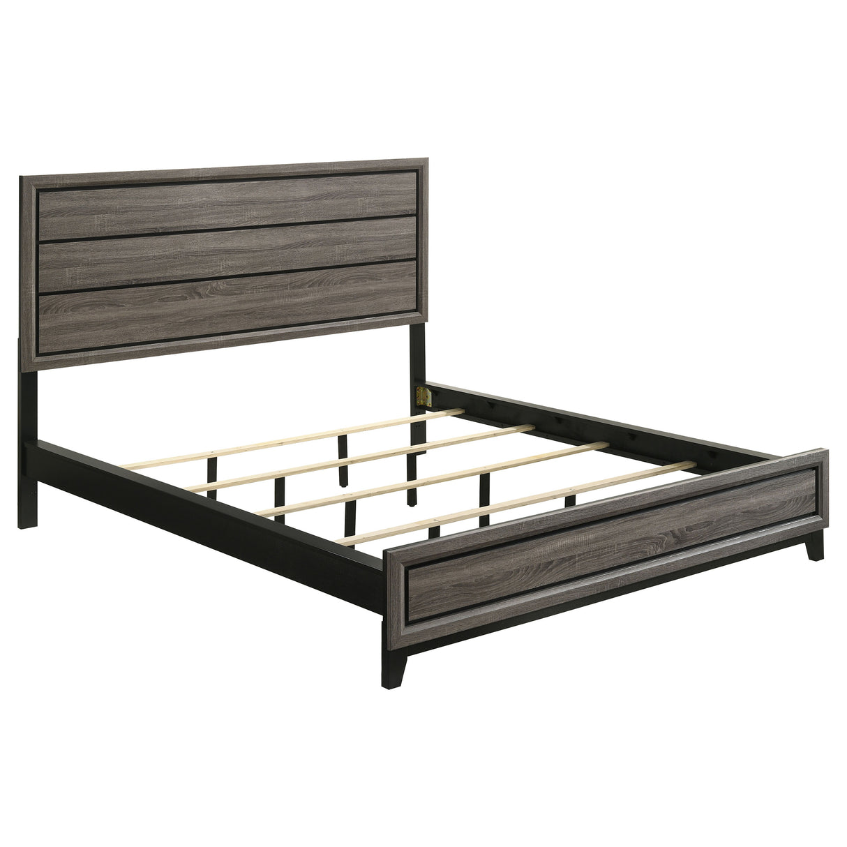 Furniture City Houma - Coaster - Watson Wood California King Panel Bed Grey Oak - 212421KW