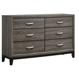 Furniture City Houma - Coaster - Watson 6-drawer Dresser Grey Oak - 212423