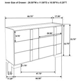 Hyland 6-drawer Dresser Natural