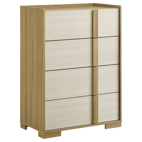 Furniture City Houma - Coaster - Hyland 4-drawer Chest of Drawers Natural - 215655