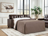 Furniture City Houma - Ashley Furniture - Santorine Living Room - Queen Sofa Sleeper / Dark Brown - 2170639
