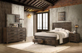 Furniture City Houma - Coaster - Woodmont 4-piece California King Bedroom Set Golden Brown - 222631KW-S4