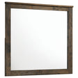 Furniture City Houma - Coaster - Woodmont Dresser Mirror Rustic Golden Brown - 222634