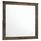 Furniture City Houma - Coaster - Woodmont Dresser Mirror Rustic Golden Brown - 222634
