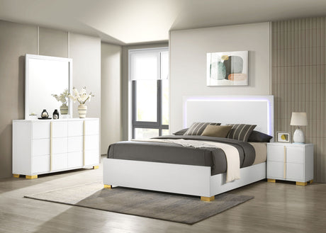 Furniture City Houma - Coaster - Marceline 4-piece Full Bedroom Set White - 222931F-S4