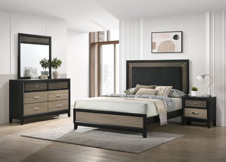 Furniture City Houma - Coaster - Valencia 4-piece Queen Bedroom Set Black - 223041Q-S4