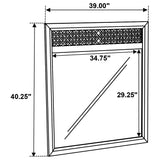 Valencia Dresser Mirror Black