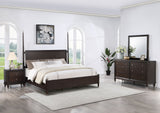 Furniture City Houma - Coaster - Emberlyn 4-piece Eastern King Bedroom Set Brown - 223061KE-S4
