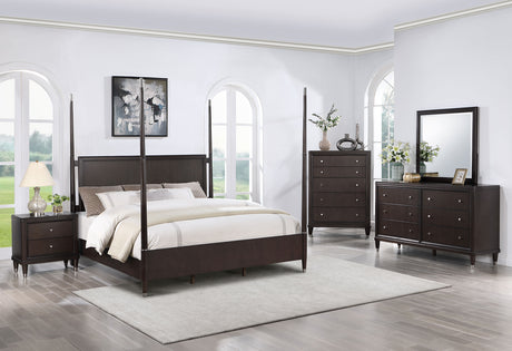 Furniture City Houma - Coaster - Emberlyn 5-piece Queen Bedroom Set Brown - 223061Q-S5