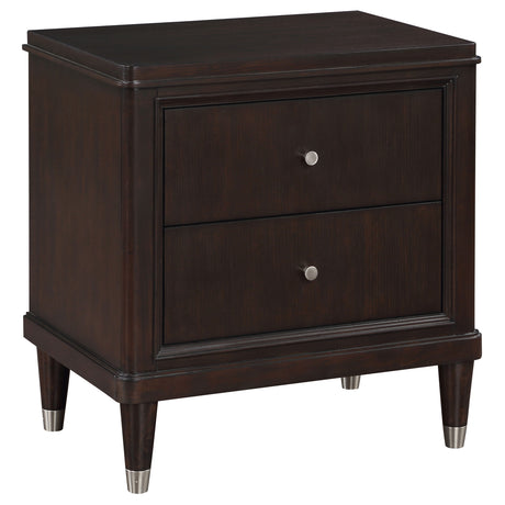 Furniture City Houma - Coaster - Emberlyn 2-drawer Nightstand Brown - 223062