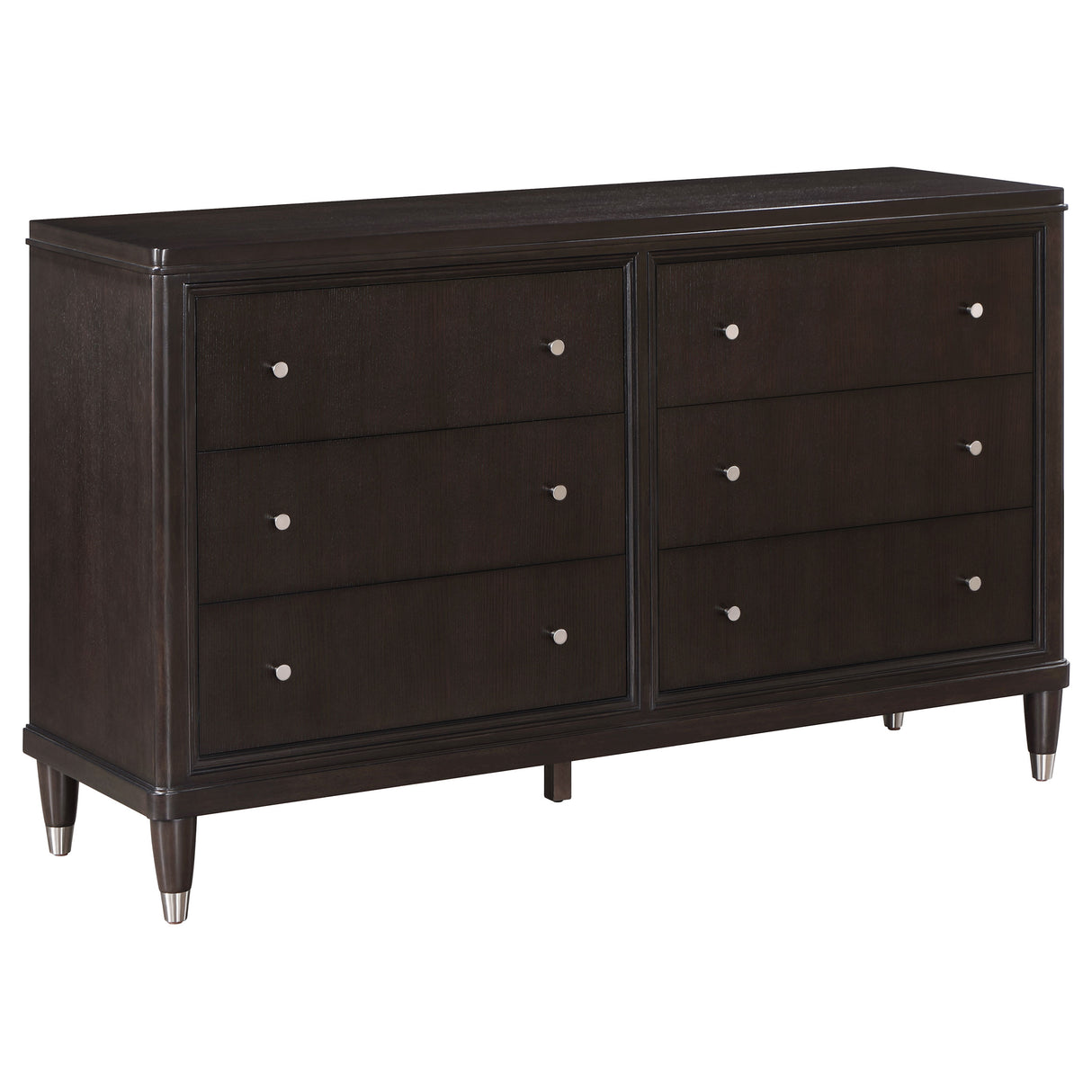 Furniture City Houma - Coaster - Emberlyn 6-drawer Dresser Brown - 223063