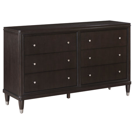 Furniture City Houma - Coaster - Emberlyn 6-drawer Dresser Brown - 223063
