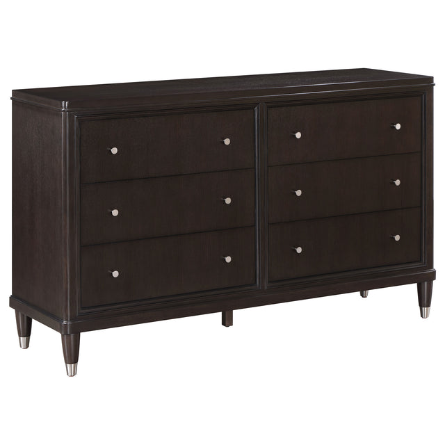 Furniture City Houma - Coaster - Emberlyn 6-drawer Dresser Brown - 223063