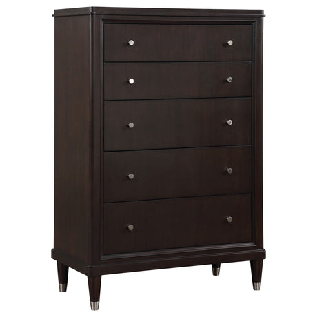 Furniture City Houma - Coaster - Emberlyn 5-drawer Bedroom Chest Brown - 223065