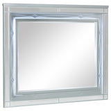 Furniture City Houma - Coaster - Gunnison Dresser Mirror Silver Metallic - 223214