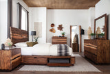 Furniture City Houma - Coaster - Winslow 5-piece Queen Bedroom Set Smokey Walnut - 223250SQ-S5