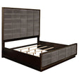 Furniture City Houma - Coaster - Durango 77-inch Eastern King Panel Bed Smoked Peppercorn - 223261KE