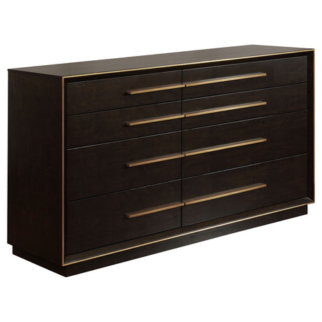 Furniture City Houma - Coaster - Durango 8-drawer Dresser Smoked Peppercorn - 223263