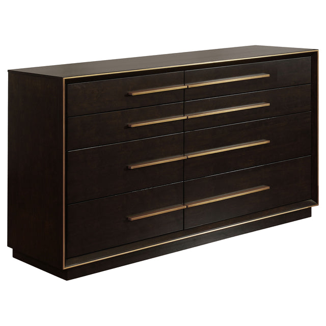 Furniture City Houma - Coaster - Durango 8-drawer Dresser Smoked Peppercorn - 223263