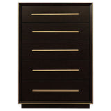 Durango 5-drawer Bedroom Chest Smoked Peppercorn