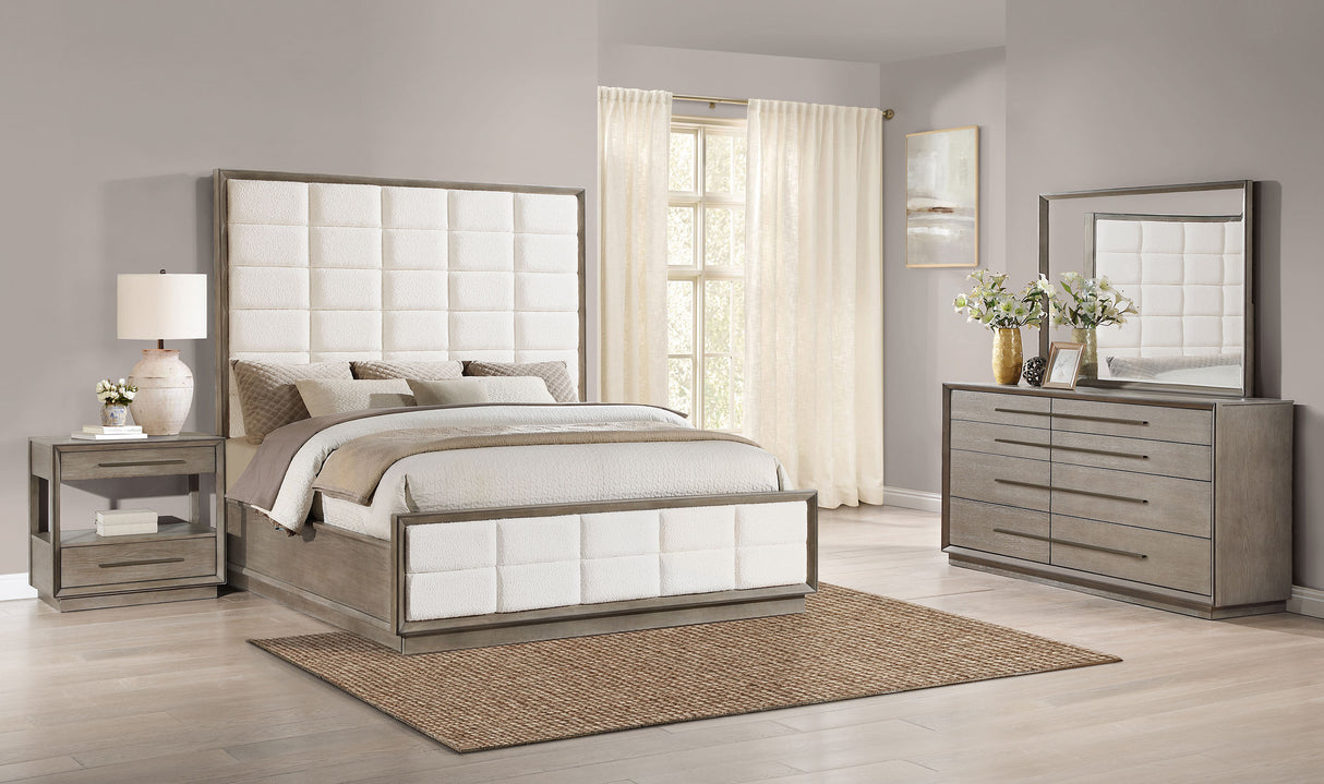 Furniture City Houma - Coaster - Durango 4-piece Eastern King Bedroom Set Taupe Oak - 223271KE-S4