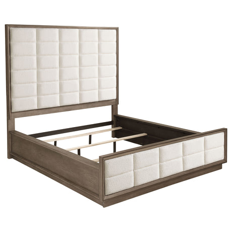 Furniture City Houma - Coaster - Durango 80-inch California King Panel Bed Taupe Oak - 223271KW