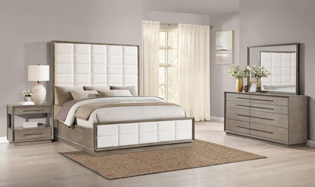 Furniture City Houma - Coaster - Durango 4-piece Queen Bedroom Set Taupe Oak - 223271Q-S4