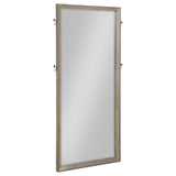 Furniture City Houma - Coaster - Durango 80-inch Standing Floor Mirror Washed Oak - 223280