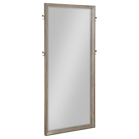 Furniture City Houma - Coaster - Durango 80-inch Standing Floor Mirror Washed Oak - 223280