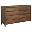 Furniture City Houma - Coaster - Maderia 8-drawer Dresser Cabinet Walnut - 223323