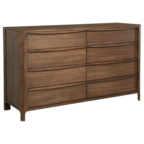 Furniture City Houma - Coaster - Maderia 8-drawer Dresser Cabinet Walnut - 223323