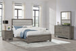 Furniture City Houma - Coaster - Wright 4-piece Eastern King Bedroom Set Brown Oak - 223341KE-S4