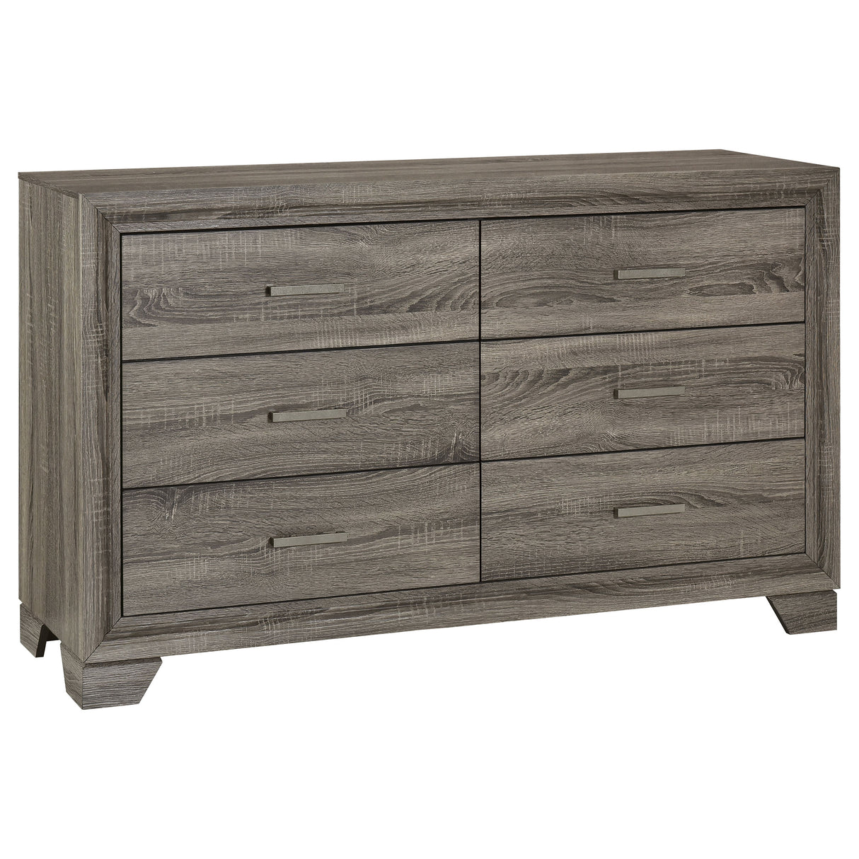 Furniture City Houma - Coaster - Wright 6-drawer Dresser Cabinet Brown Oak - 223343