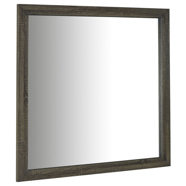 Furniture City Houma - Coaster - Wright Dresser Mirror Brown Oak - 223344
