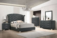 Furniture City Houma - Coaster - Melody 5-piece Eastern King Bedroom Set Grey - 223381KE-S5