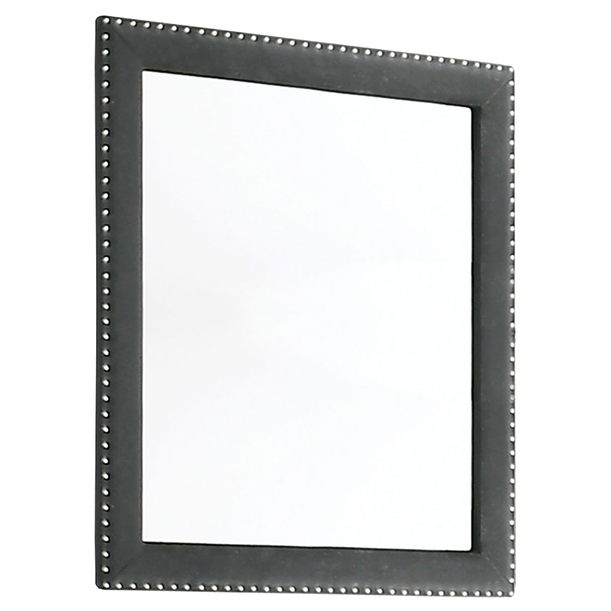 Furniture City Houma - Coaster - Melody Upholstered Dresser Mirror Grey - 223384