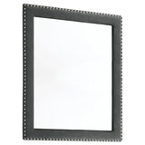 Furniture City Houma - Coaster - Melody Upholstered Dresser Mirror Grey - 223384