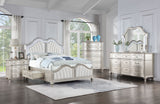 Furniture City Houma - Coaster - Evangeline 5-piece California King Bedroom Set Silver Oak - 223390KW-S5