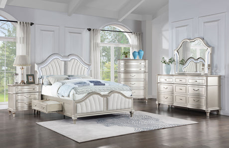 Furniture City Houma - Coaster - Evangeline 5-piece Queen Bedroom Set Silver Oak - 223390Q-S5
