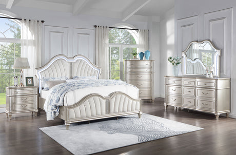 Furniture City Houma - Coaster - Evangeline 5-piece Queen Bedroom Set Silver Oak - 223391Q-S5
