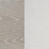 Evangeline Wood Queen LED Panel Bed Silver Oak
