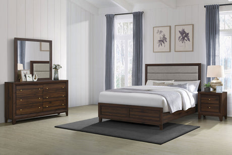 Furniture City Houma - Coaster - Welsley 4-piece Eastern King Bedroom Set Walnut - 223441KE-S4