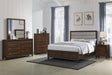 Furniture City Houma - Coaster - Welsley 5-piece Eastern King Bedroom Set Walnut - 223441KE-S5