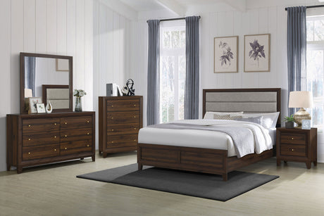 Furniture City Houma - Coaster - Welsley 5-piece Queen Bedroom Set Walnut - 223441Q-S5