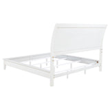 Bexhill 56-inch Upholstered Eastern King Panel Bed White