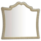 Furniture City Houma - Coaster - Antonella Upholstered Dresser Mirror Camel - 223524