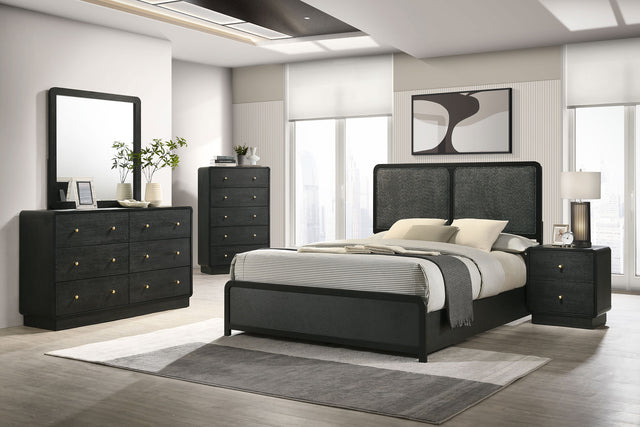 Furniture City Houma - Coaster - Cavelle 5-piece Queen Bedroom Set Black - 223661Q-S5