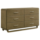 Furniture City Houma - Coaster - Amsbury 6-drawer Dresser Cabinet Nutmeg - 224273