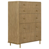 Furniture City Houma - Coaster - Arini 5-drawer Bedroom Chest Sand Wash - 224305